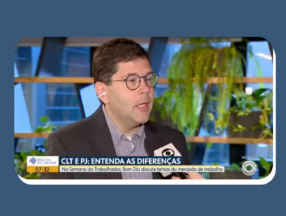 Sócio da CCM em entrevista sobre as diferenças entre contratação CLT e PJ