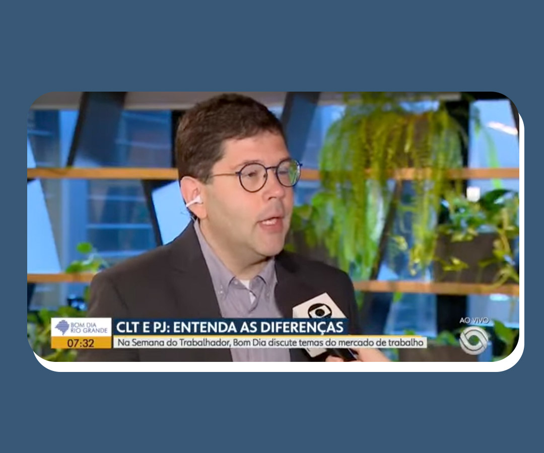 Sócio da CCM em entrevista sobre as diferenças entre contratação CLT e PJ